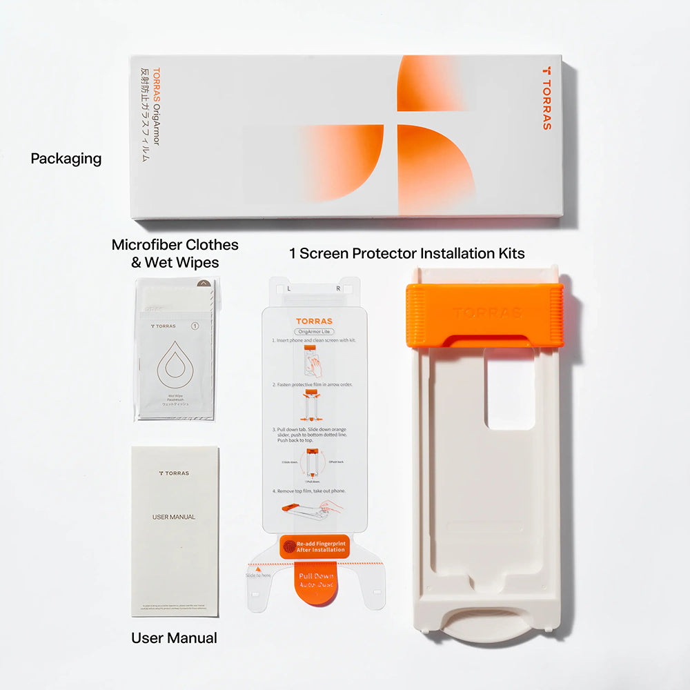 Torras OrigArmor skjermbeskyttelsesfilm for Samsung Galaxy S26 Ultra S948, Herdet glass, Full lim