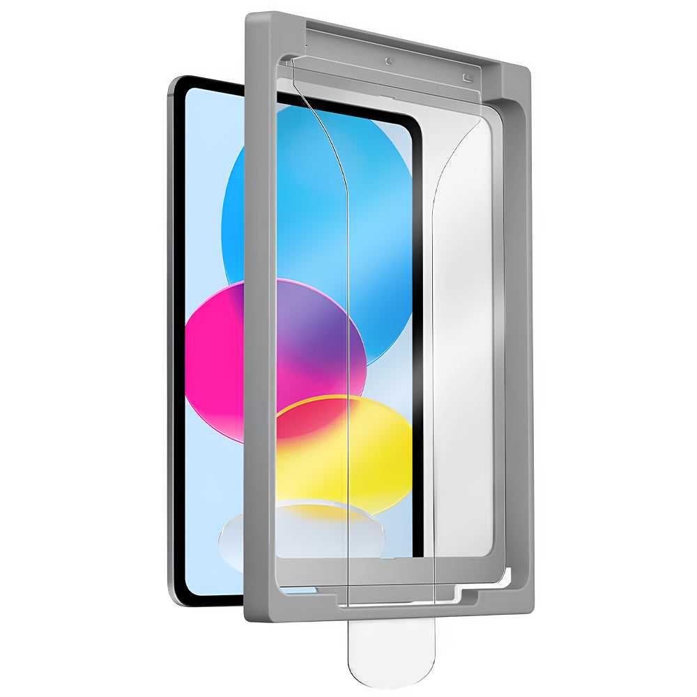 Skjermbeskyttelsesfilm UNIQ Optix Exofit for Apple iPad (2025), Herdet glass, Full lim