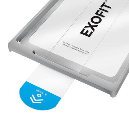 Skjermbeskyttelsesfilm UNIQ Optix Exofit for Apple iPad (2025), Herdet glass, Full lim
