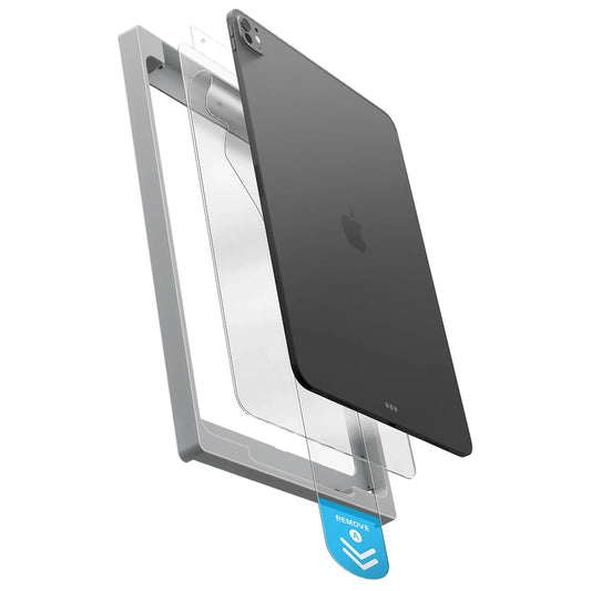 Skjermbeskyttelsesfilm UNIQ Optix Exofit for Apple iPad (2025), Herdet glass, Full lim