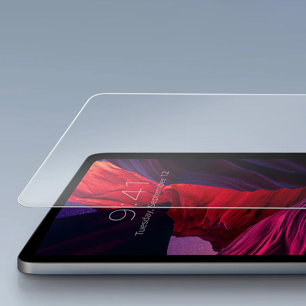 Skjermbeskyttelsesfilm UNIQ Optix Exofit for Apple iPad (2025), Herdet glass, Full lim