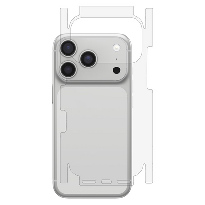 OEM bakbeskyttelsesfilm for Apple iPhone 17 Pro, plast