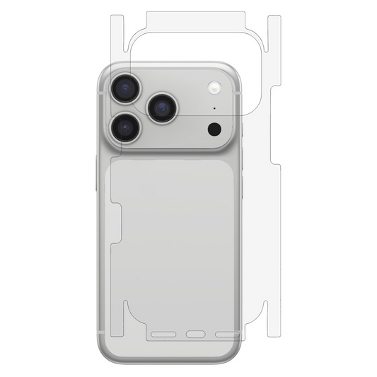 OEM bakbeskyttelsesfilm for Apple iPhone 17 Pro, plast