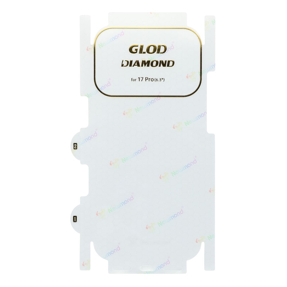 OEM bakbeskyttelsesfilm for Apple iPhone 17 Pro, plast