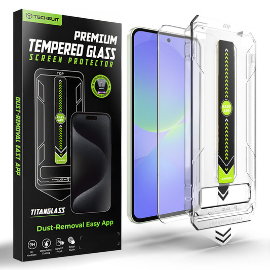 Techsuit TitanGlass CrystalHD skjermbeskyttelsesfilm for Samsung Galaxy A37 5G / A36 A366, Herdet glass