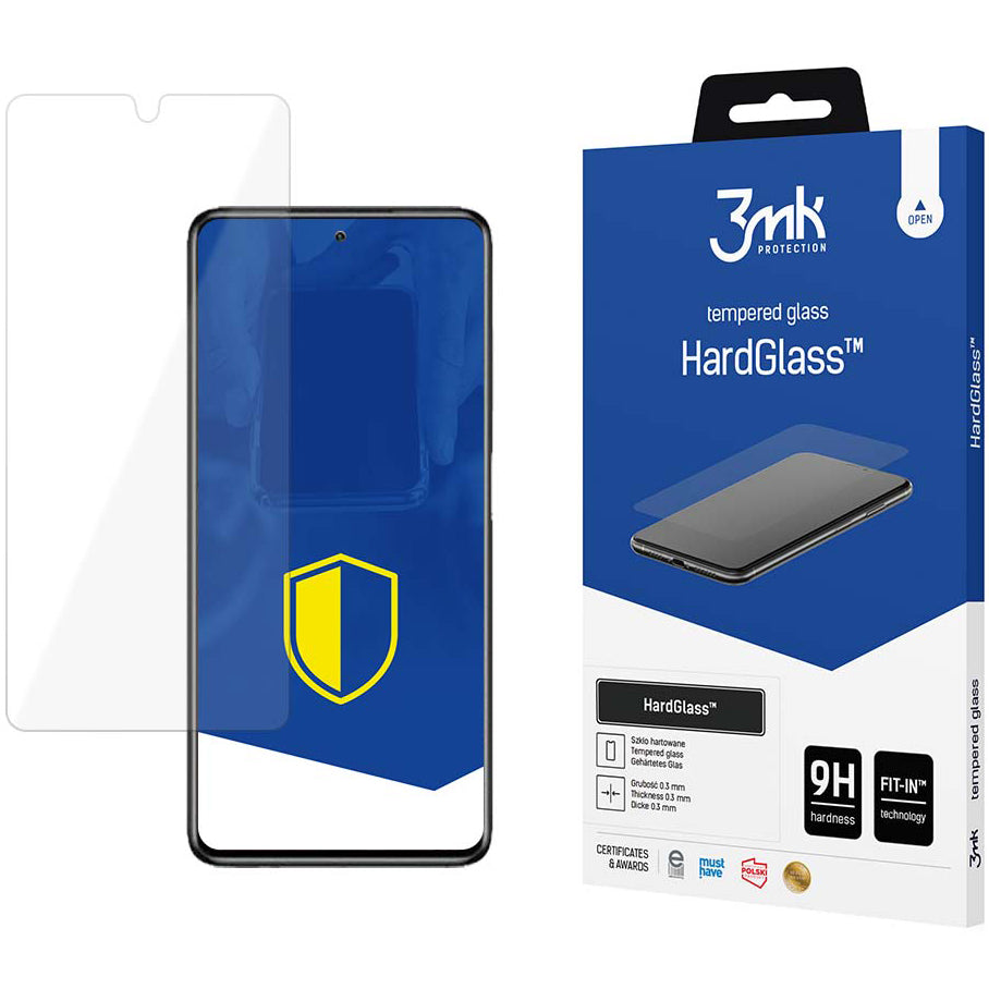 Skjermbeskyttelsesfilm 3MK HardGlass for Samsung Galaxy S23 S911, Herdet glass, Full lim