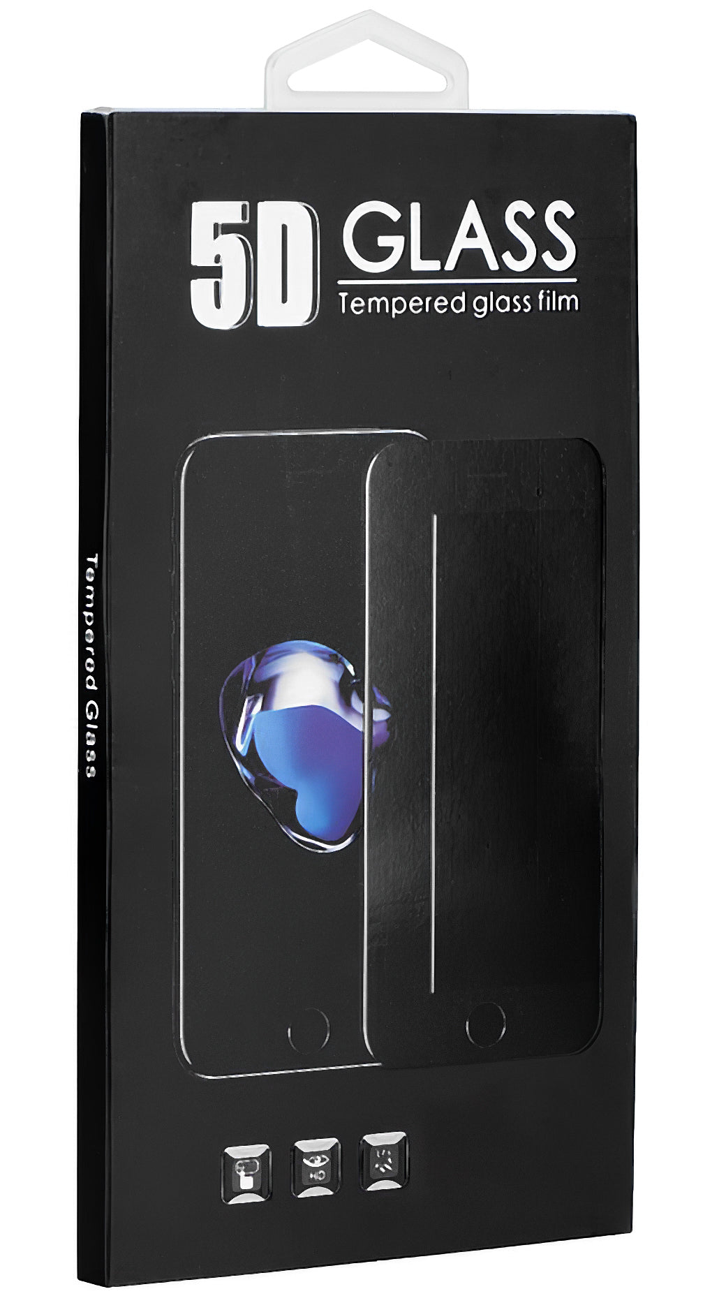 OEM skjermbeskyttelsesfilm for Samsung Galaxy Note10 Lite N770 / A71 A715, Herdet glass, Full lim, 5D, Svart