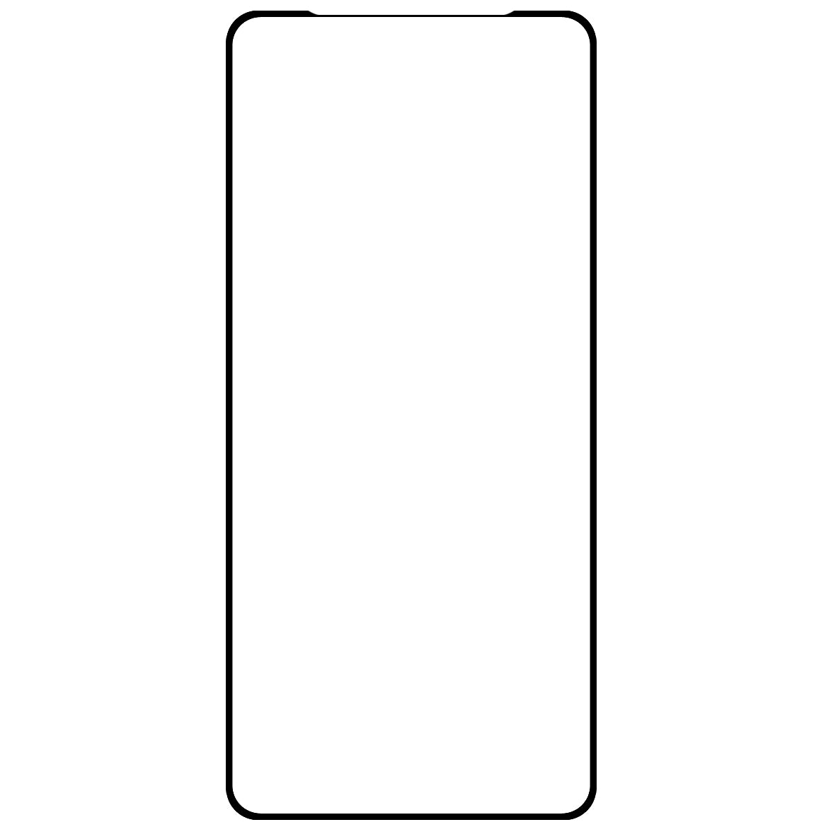 OEM skjermbeskyttelsesfilm for Samsung Galaxy A22 A225, Herdet glass, Full lim, 9D, Svart