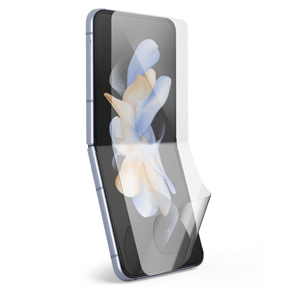 Beskyttelsesfilm Ringke Dual Easy for Samsung Galaxy Z Flip4 F721, Plast, Sett med 2 stykker