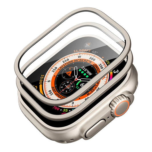 ESR Armorite beskyttelsesfilm for Apple Watch Ultra Series, Sett med 2 stykker, Herdet glass, Bronse