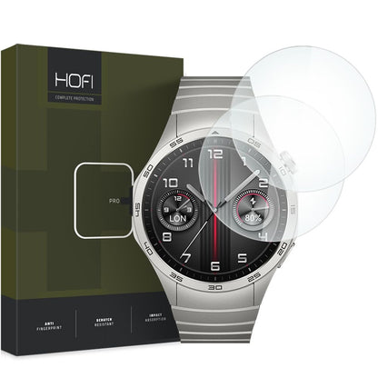 HOFI PRO+ Beskyttelsesfilm for Huawei Watch GT 4 46mm, Sett med 2 stk, Herdet Glass