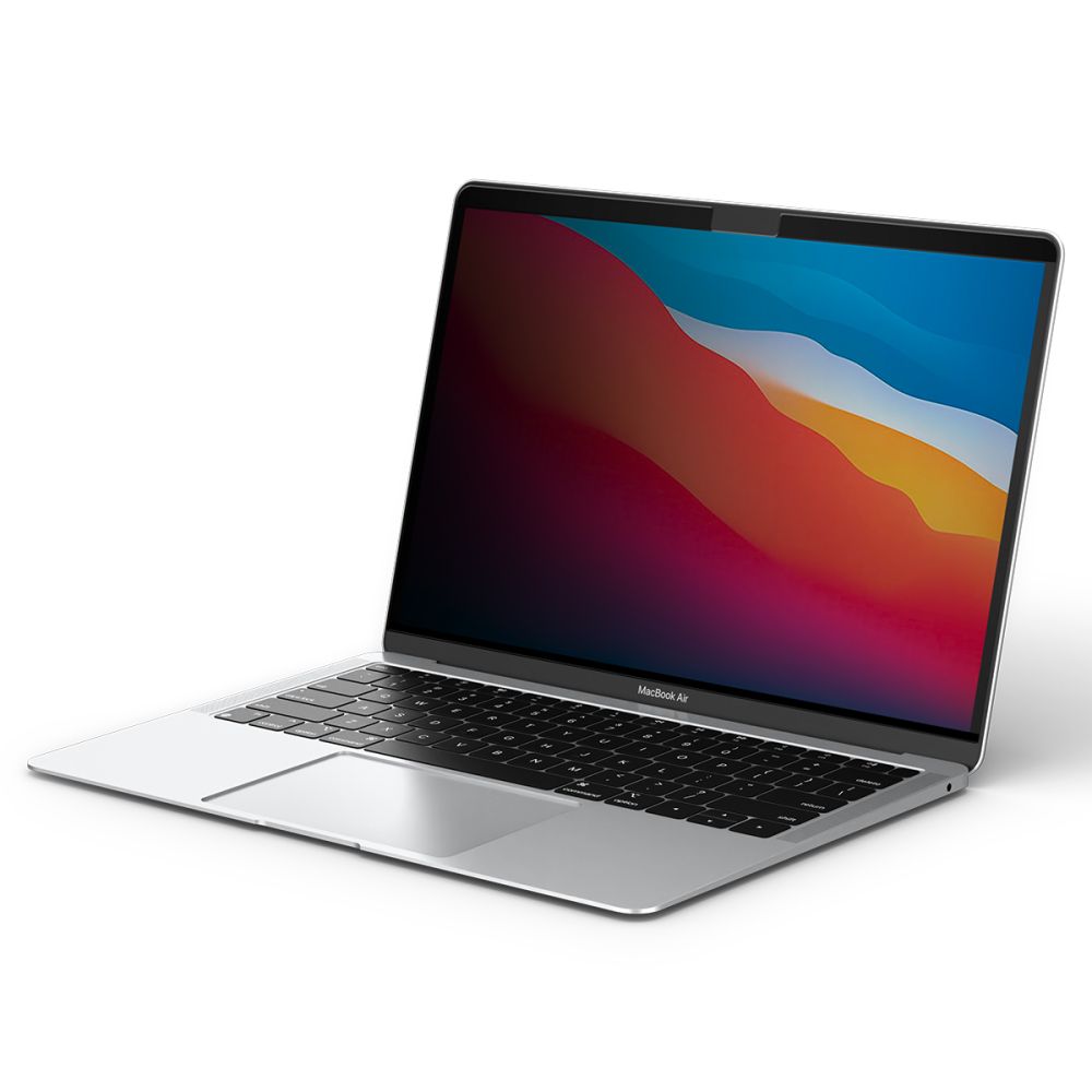 Spigen Safe View Magnetic Privacy Beskyttelsesfilm for Apple MacBook Air M3 13inch (2024) / (2022), Plast AFL06253