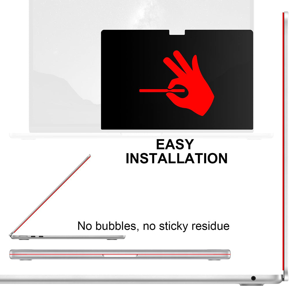 Skjermbeskyttelsesfolie Privacy Techsuit VisionProX Magnetic for Apple MacBook Pro 14inch (2024), Plast