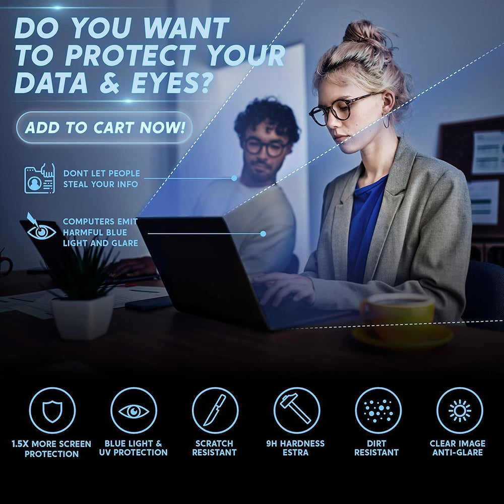 Skjermbeskyttelsesfolie Privacy Techsuit VisionProX Magnetic for Apple MacBook Pro 14inch (2024), Plast