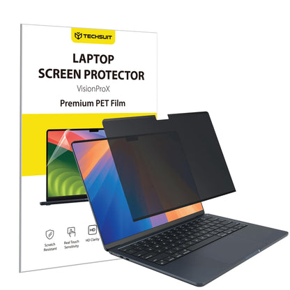 Skjermbeskyttelsesfolie Privacy Techsuit VisionProX for Apple MacBook Air M4 13 tommer (2025), Plast