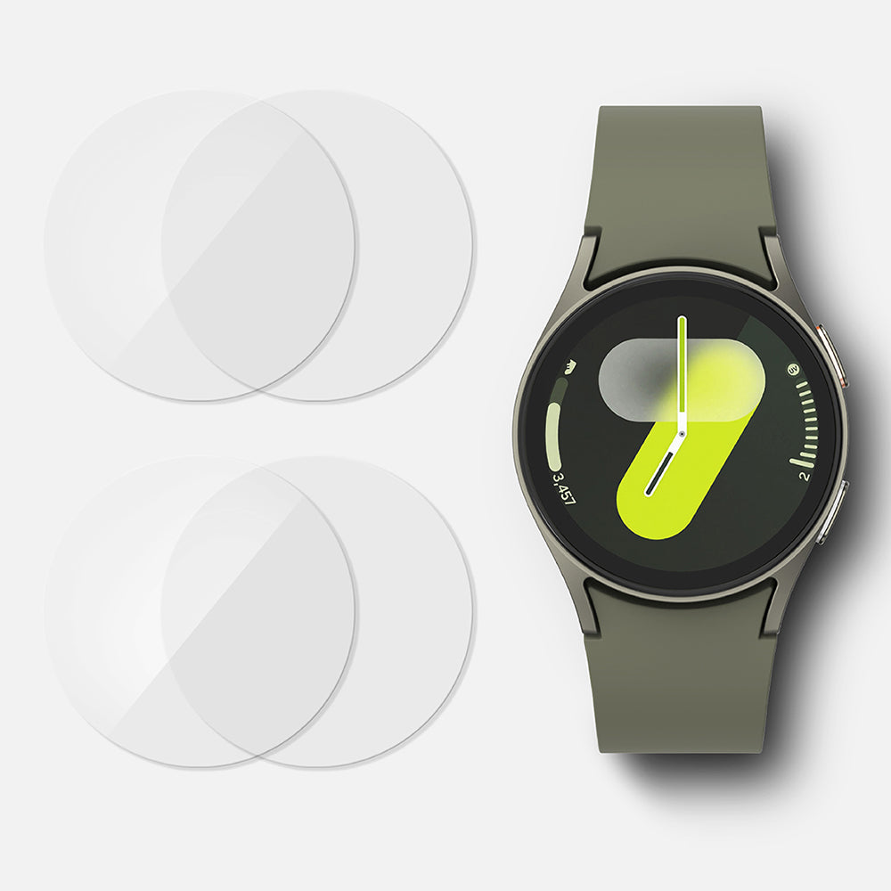 Ringke R4 Beskyttelsesfilm for Samsung Galaxy Watch7 40mm, Sett med 4 stk, Herdet Glass