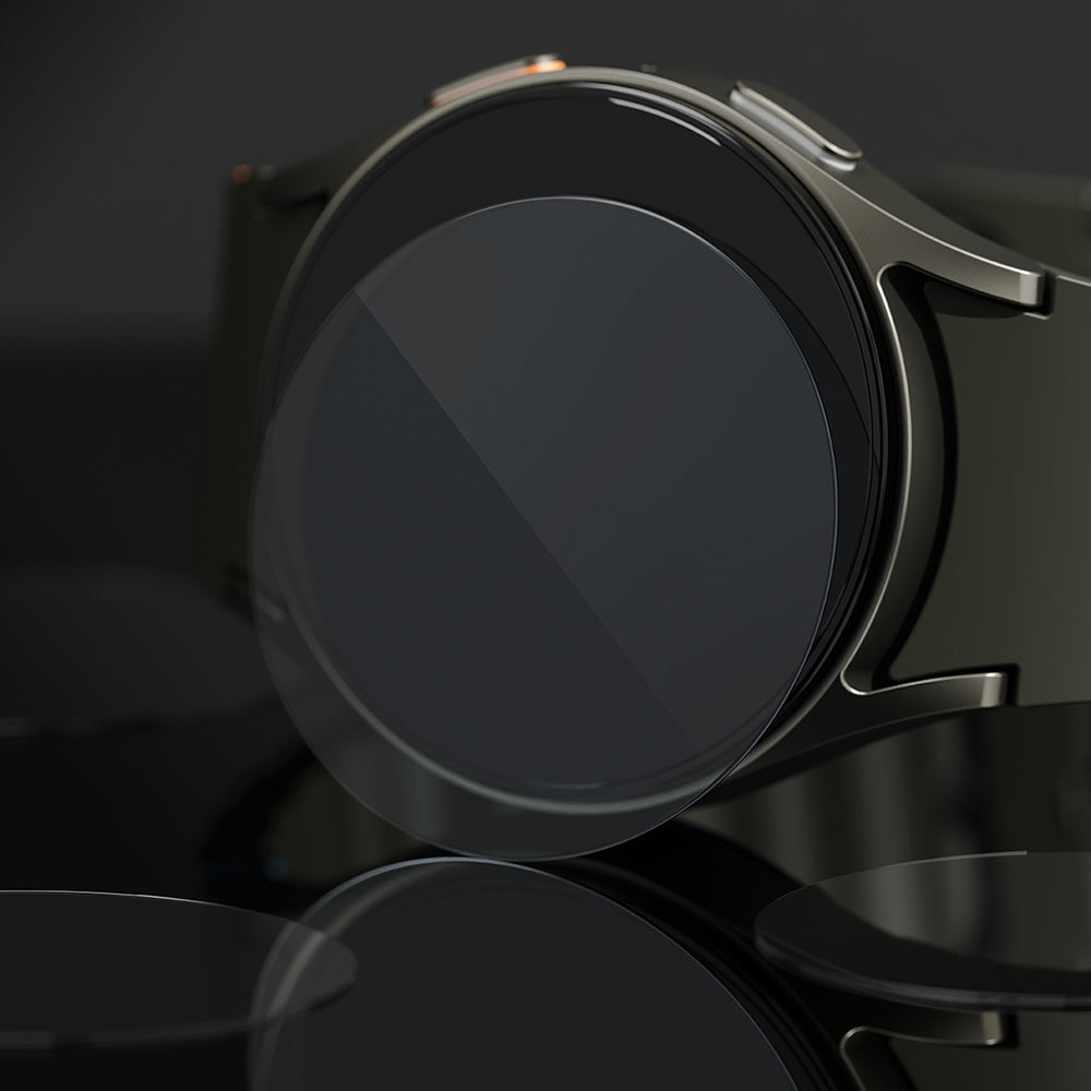 Ringke R6 Beskyttelsesfilm for Samsung Galaxy Watch7 44mm, Sett med 4 stk, Herdet Glass