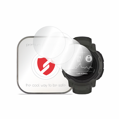 Smart Protection Premium Classic beskyttelsesfilm for Garmin Instinct 2, sett med 4 stk, plast