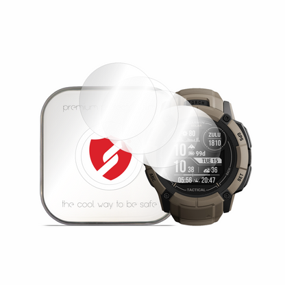 Smart Protection Premium Classic beskyttelsesfilm for Garmin Instinct 2X Solar, sett med 4 stk, plast
