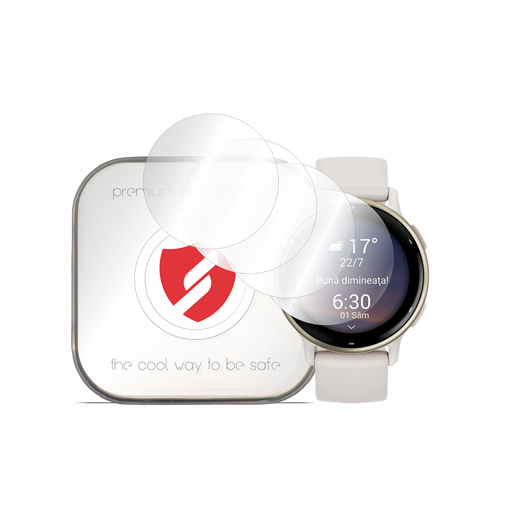 Smart Protection Premium Classic beskyttelsesfilm for Garmin Vivoactive 5, sett med 4 stk, plast