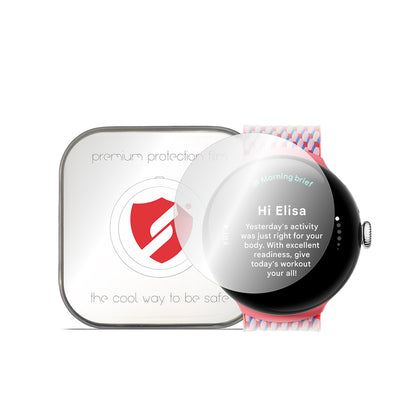 Smart Protection Premium Classic beskyttelsesfilm for Google Pixel Watch 3 41mm, sett med 4 stk, plast
