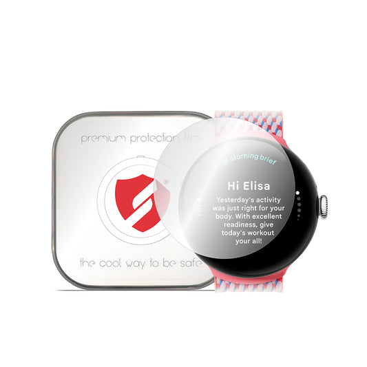 Smart Protection Premium Classic beskyttelsesfilm for Google Pixel Watch 3 41mm, sett med 4 stk, plast