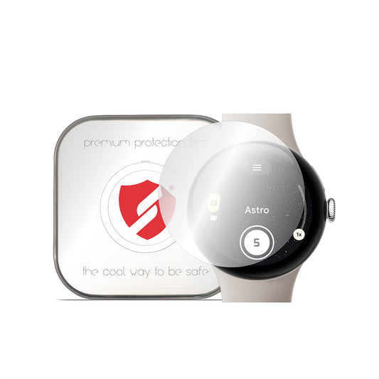Smart Protection Premium Classic beskyttelsesfilm for Google Pixel Watch 4 45mm, sett med 4 stykker, plast
