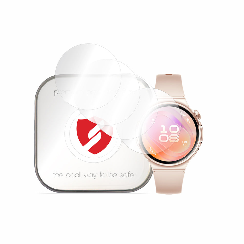 Smart Protection Premium Classic beskyttelsesfilm for Huawei Watch 6 42 mm, plast, sett med 4 stk.