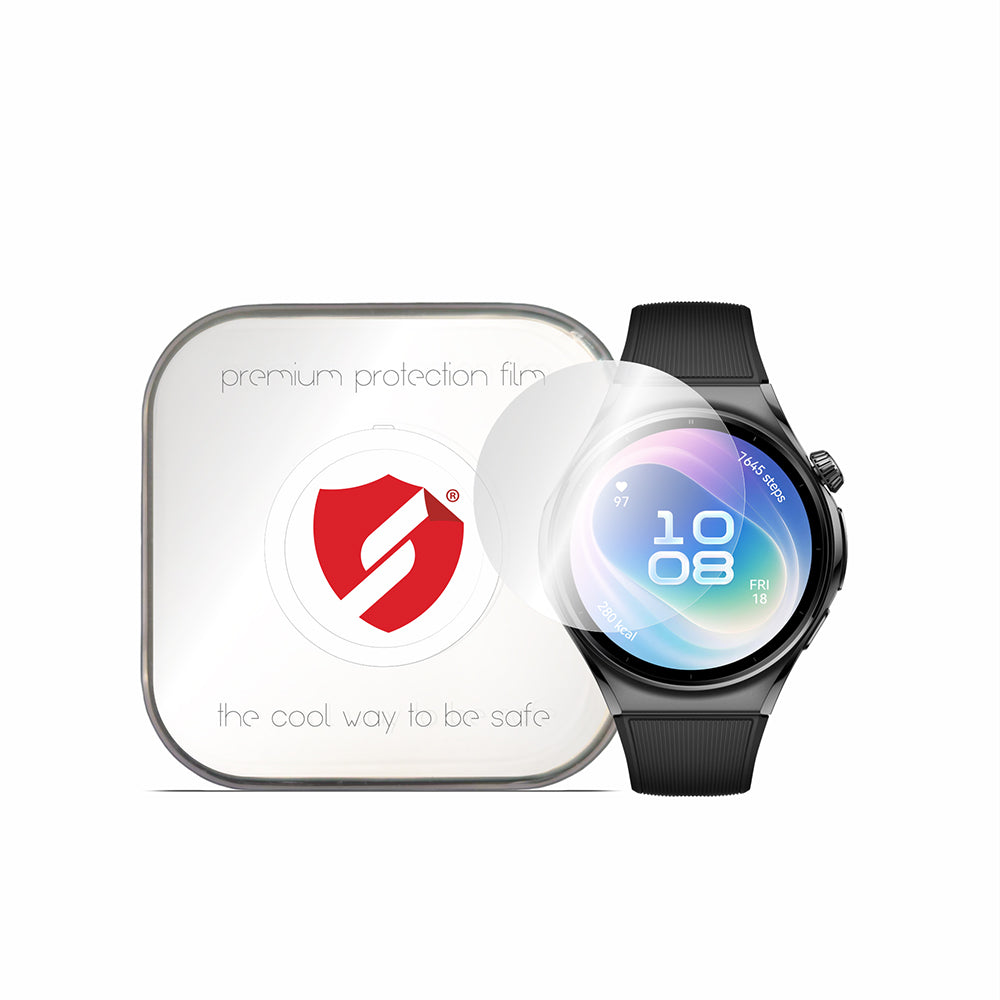 Smart Protection Premium Classic beskyttelsesfilm for Huawei Watch 6 46 mm, plast, sett med 4 stk.