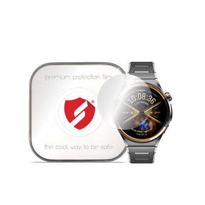 Smart Protection Premium Classic beskyttelsesfilm for Huawei Watch 6 Pro 46 mm, plast, sett med 4 stk.