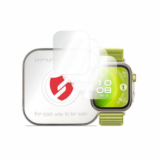 Smart Protection Premium Classic beskyttelsesfilm for Huawei Watch Fit 4 Pro, sett med 4 stk, plast