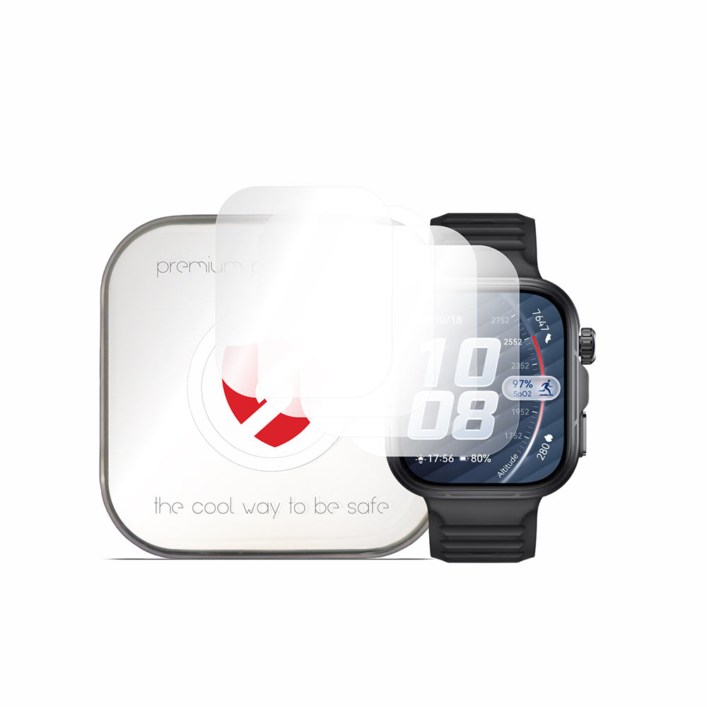 Smart Protection Premium Classic beskyttelsesfilm for Huawei Watch Fit 5 Pro, plast, sett med 4 stk.