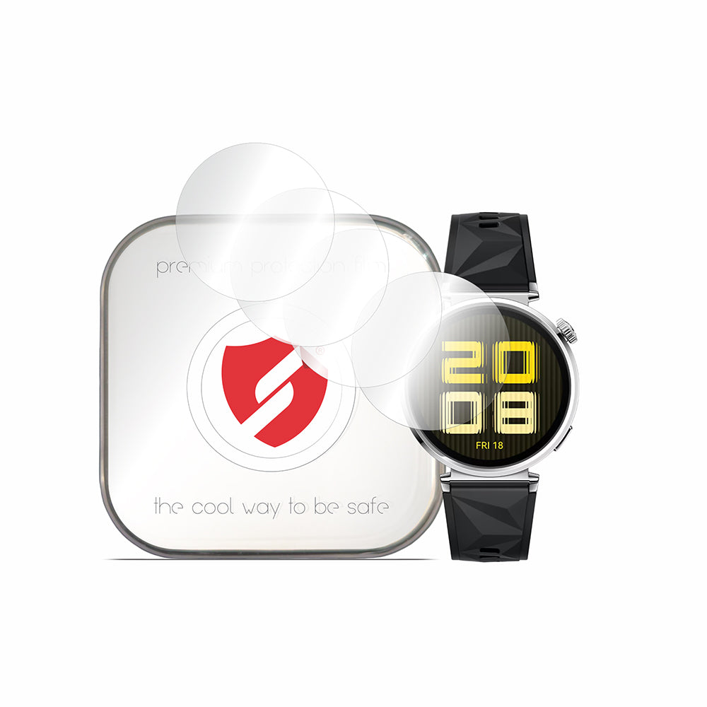 Smart Protection Premium Classic beskyttelsesfilm for Huawei Watch GT 5 41mm, sett med 4 stk, plast