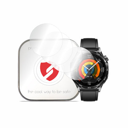 Smart Protection Premium Classic beskyttelsesfilm for Huawei Watch GT 5 46mm, sett med 4 stk, plast