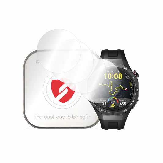 Smart Protection Premium Classic beskyttelsesfilm for Huawei Watch GT 5 Pro 46mm, sett med 4 stk, plast