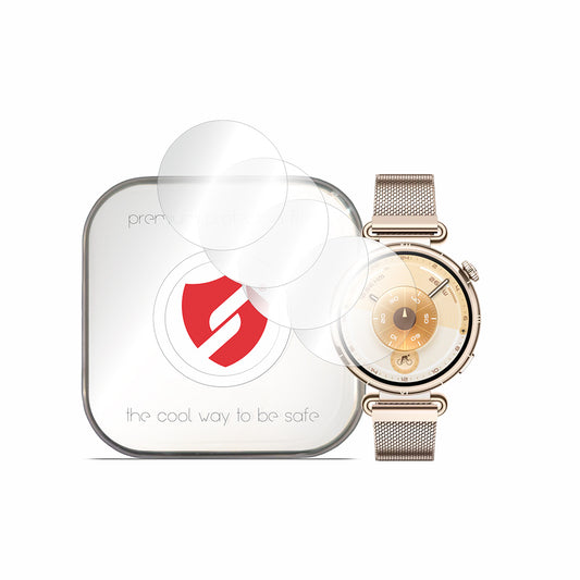 Smart Protection Premium Classic beskyttelsesfilm for Huawei Watch GT 6 41mm, sett med 4 stk, plast