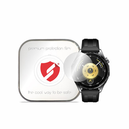 Smart Protection Premium Classic beskyttelsesfilm for Huawei Watch GT 6 46mm, sett med 4 stk, plast