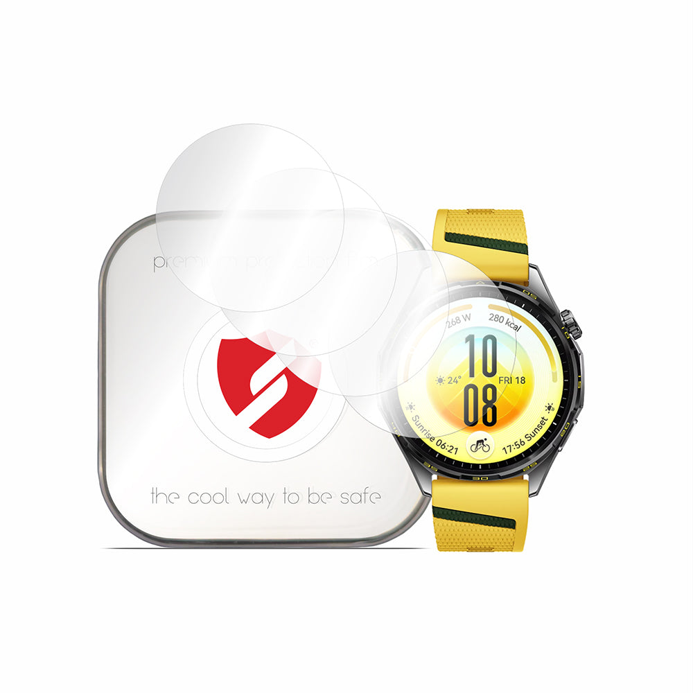 Smart Protection Premium Classic beskyttelsesfilm for Huawei Watch GT 7 46 mm, plast, sett med 4 stk.