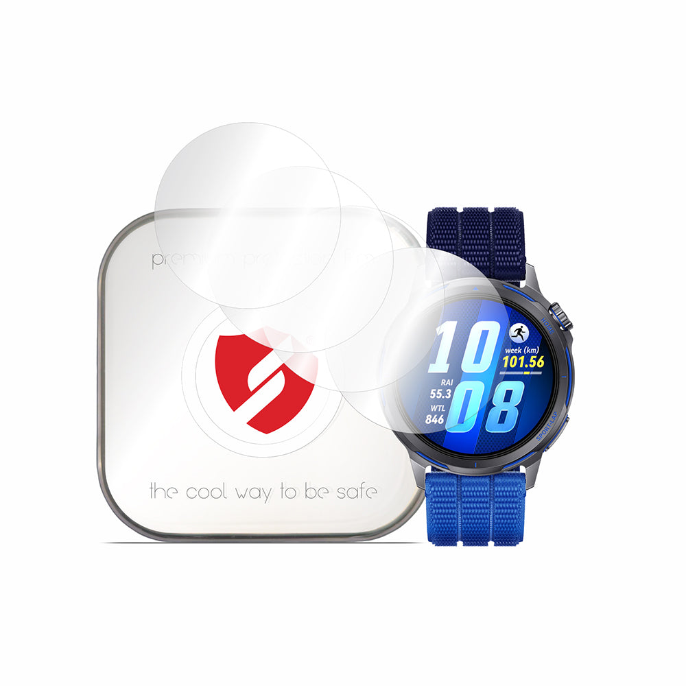 Smart Protection Premium Classic beskyttelsesfilm for Huawei Watch GT Runner 2, plast, 4-pakning