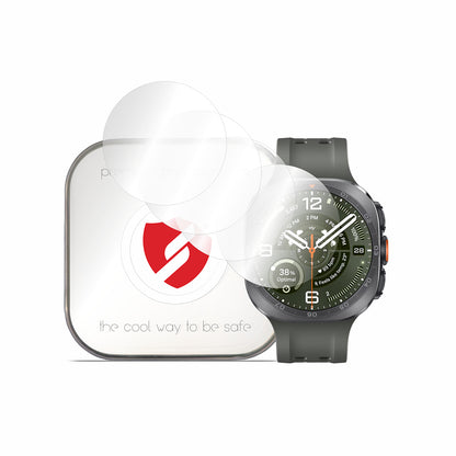Smart Protection Premium Classic beskyttelsesfilm for Samsung Galaxy Watch Ultra2, plast, sett med 4 stk