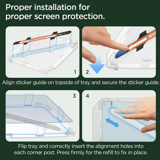 Spigen GlastR EZ FIT Anti-Glare Beskyttelsesfilm for Tesla 3 (2021 - 2023), Herdet Glass AGL04338