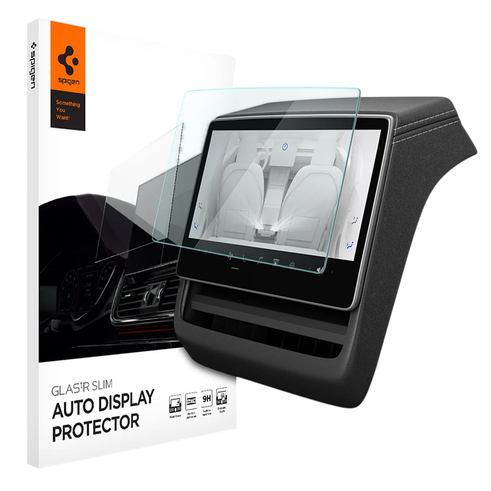 Spigen GlastR Slim Anti-Glare Beskyttelsesfilm for Navigasjon Tesla Y (2026 / 2025) / 3 (2026 / 2025 / 2024), Herdet Glass AGL07586