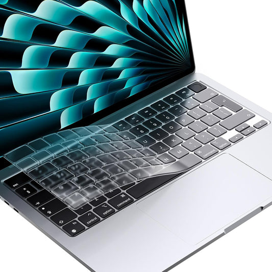 Techsuit PureTypeX tastaturbeskyttelse for Apple MacBook Pro 14 (2021 - 2024) / Air 13 (2022 - 2025) / Air 15 (2022 - 2025), Transparent