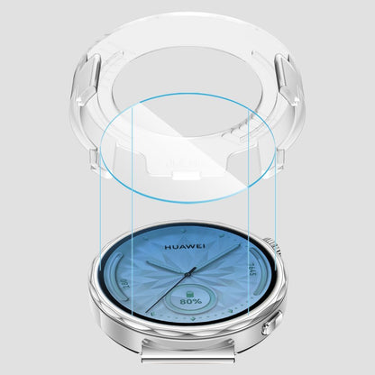 Beskyttelsesfilm Tech-Protect Easy Set+ for Huawei Watch GT 5 41mm, Sett med 2 stykker, Herdet glass