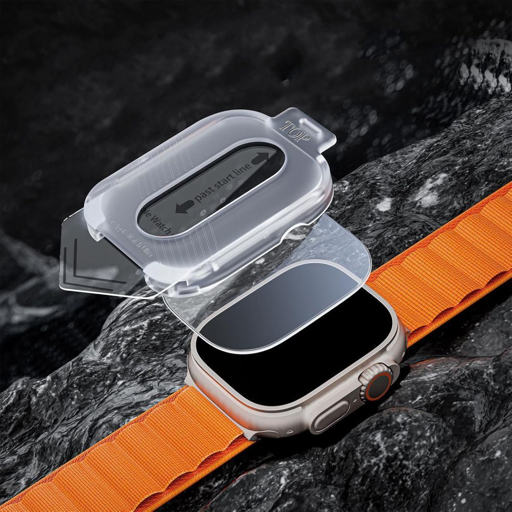 Beskyttelsesfilm Tech-Protect Easy Set+ for Huawei Watch GT 5 41mm, Sett med 2 stykker, Herdet glass