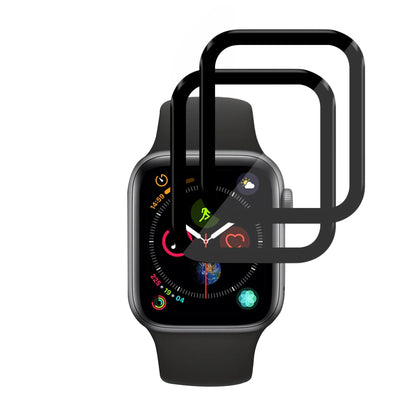 Techsuit Nano Flex beskyttelsesfilm for Apple Watch 40mm Series, Sett med 2 stykker, Plast, Svart