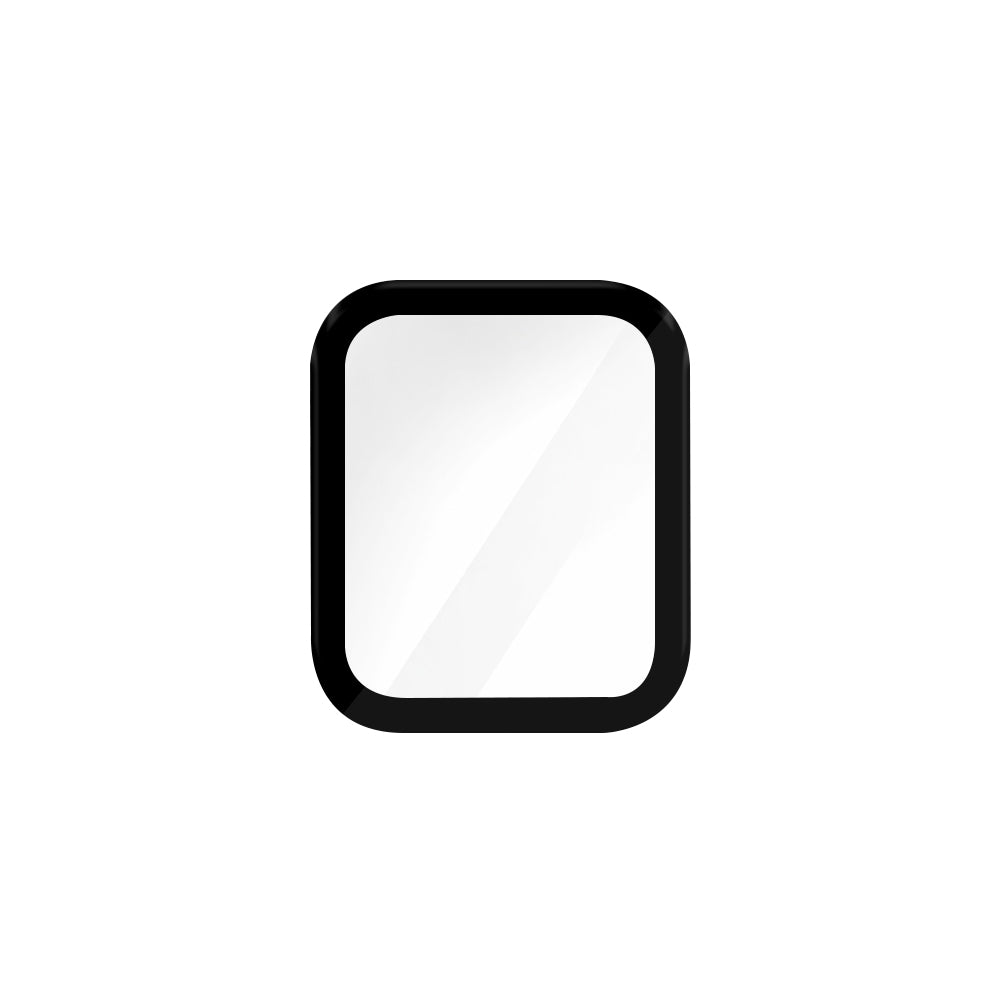 Techsuit Nano Flex beskyttelsesfilm for Apple Watch 44mm Series, Sett med 2 stykker, Plast, Svart