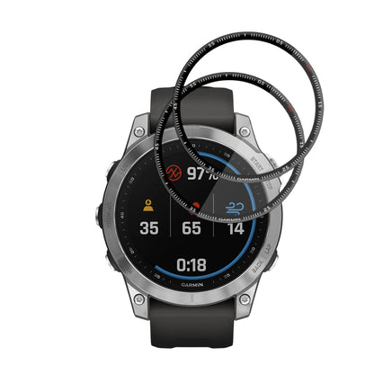 Beskyttelsesfolie Techsuit Nano Flex for Garmin Fenix 7, Sett med 2 stykker, Plast, Svart