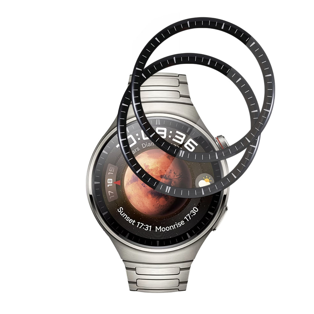 Beskyttelsesfolie Techsuit Nano Flex for Huawei Watch 4 Pro, Sett med 2 stykker, Plast, Svart