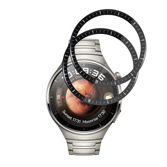 Beskyttelsesfolie Techsuit Nano Flex for Huawei Watch 4 Pro, Sett med 2 stykker, Plast, Svart